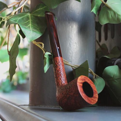 Alfred Dunhill - The White Spot County 4105 Group 4 Dublin Fishtail Pipe (DUN953)